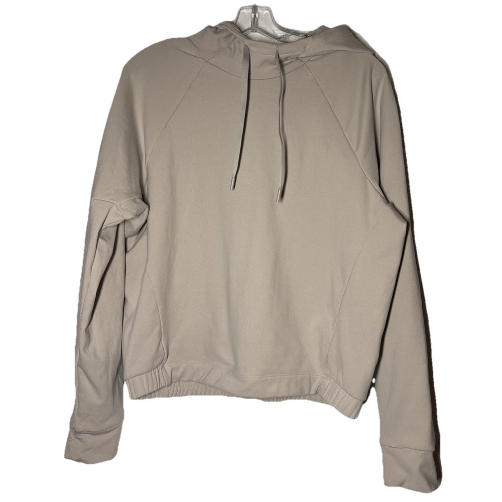 Yogalicious Pullover Hoodie Women's Tan Excellent Athletic Activewear Size 8